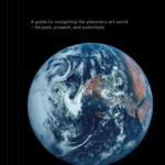 Black book cover with an image of the Earth seen from space and the title Navigating the Planetary